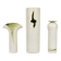 Piet Knepper 3 studio vases in ceramic by Mobach, Netherlands, 1970s