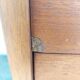 commode vintage, pieds fuseaux