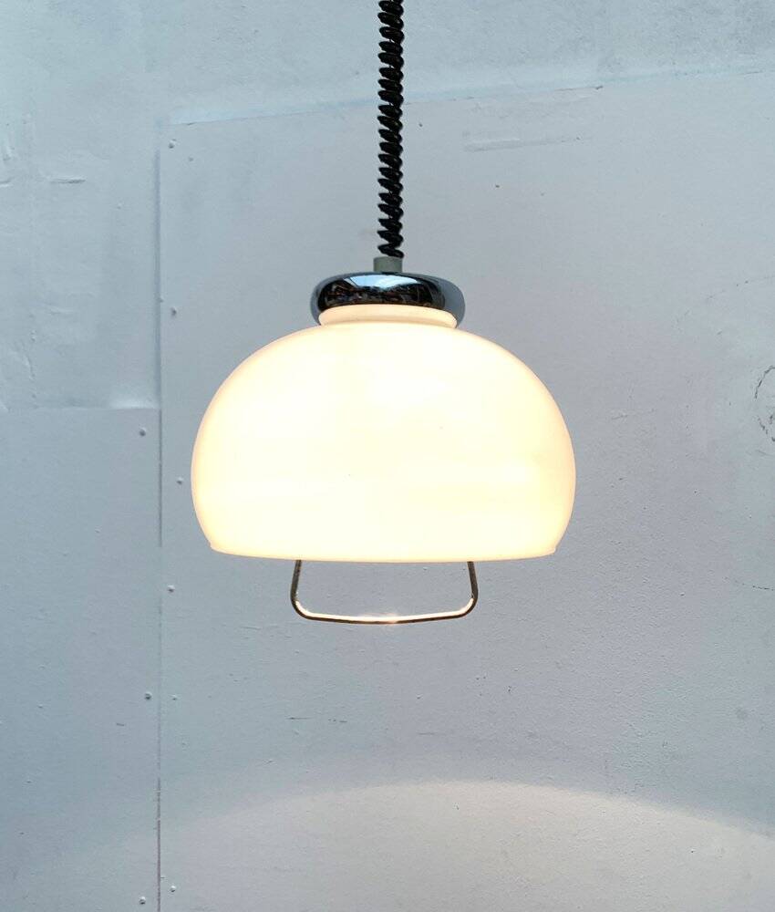 Italian glass pendant from the mid-century, 1960s.