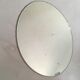 Ancient chiseled oval mirror 44x60cm