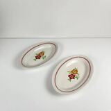 Pair of dishes "The Hive", Moulins des Loups, 20th century