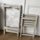 chaise pliante en bois vintage
