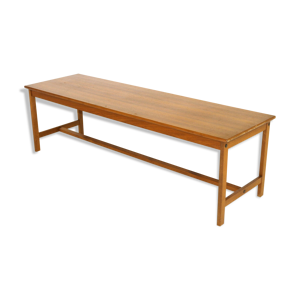 banc minimaliste en teck,