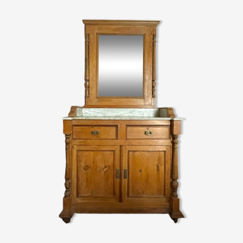 Dressing table with marble shelf