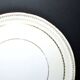 Limoges porcelain pie dish with gold trim, 32cm.