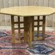 Table de salle à manger anglaise en chêne des années 1970 avec 2 allonges