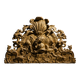 Fronton de miroir doré d’époque Régence (XVIIIème siècle)