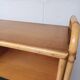 Bookcase shelf vintage in rattan