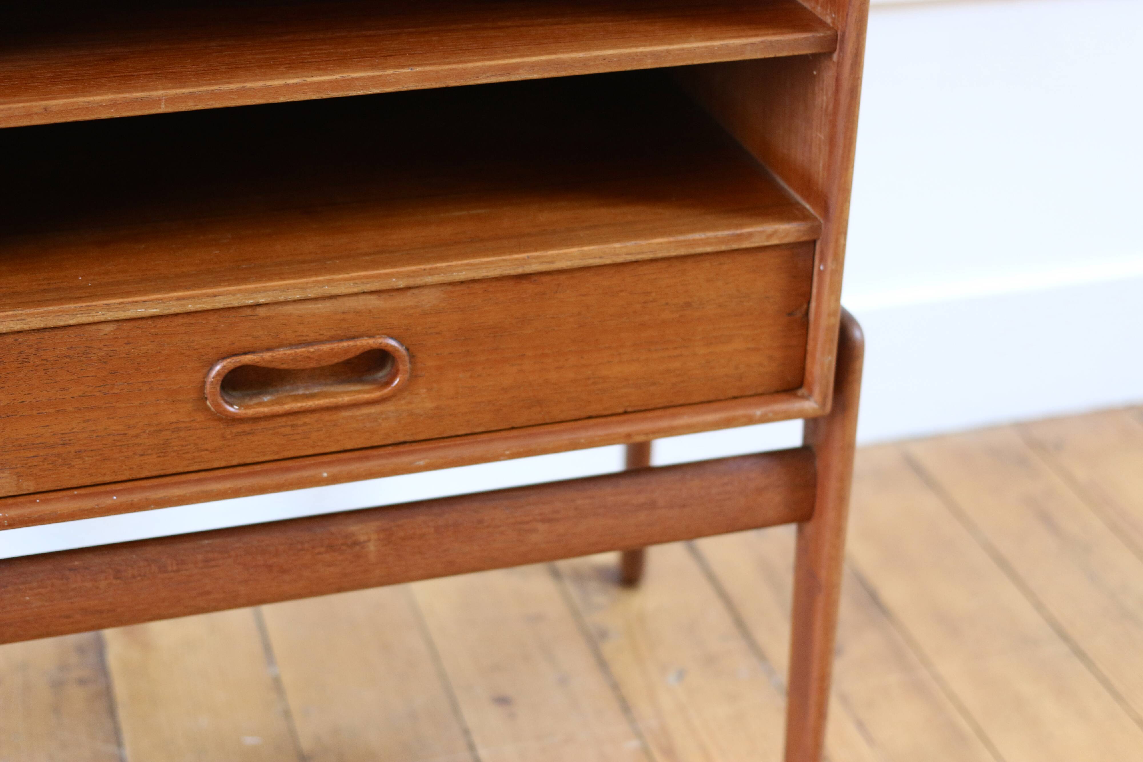 Arne Vodder Vintage Scandinavian Teak Bedside Table