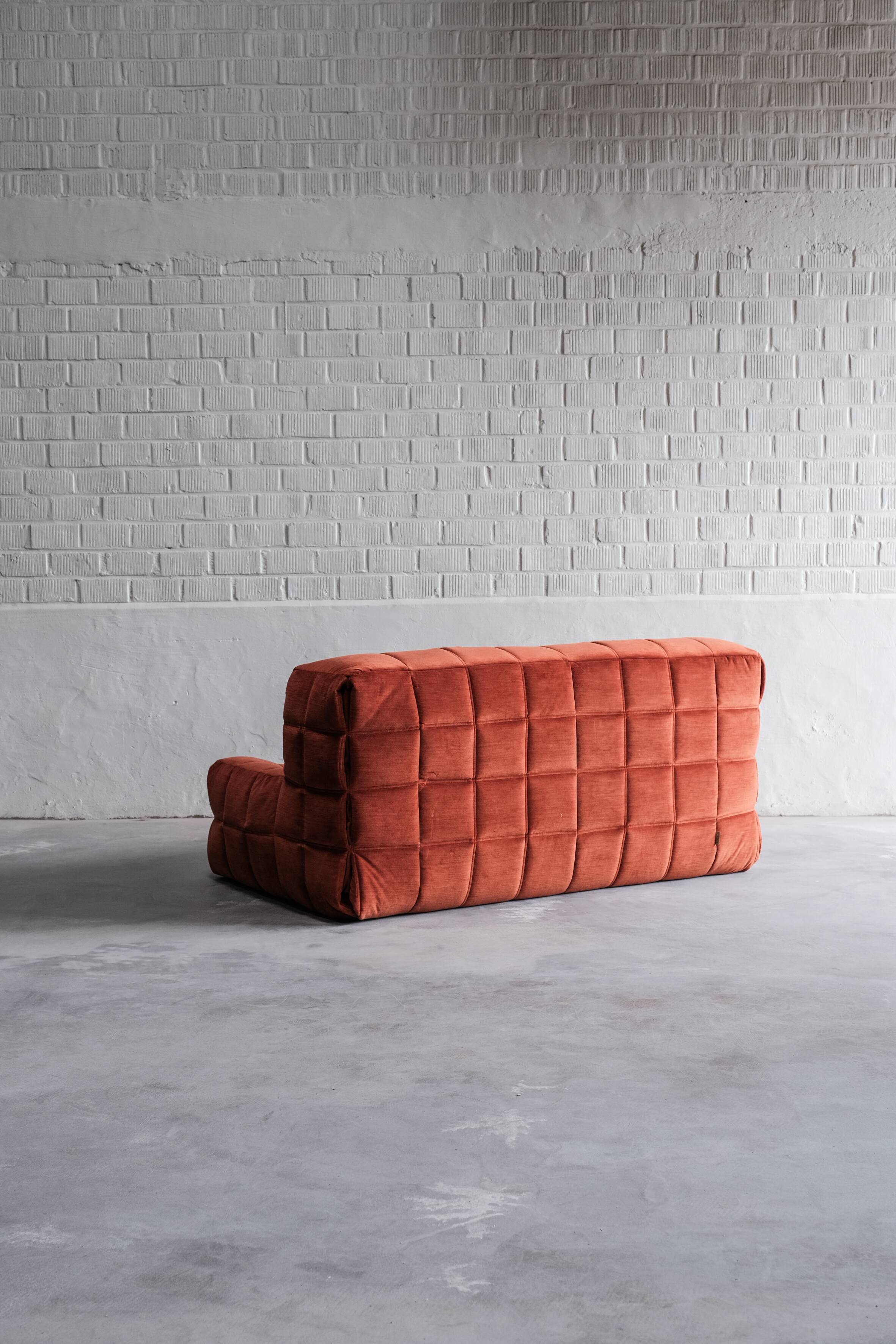 Kashima 2-seater, by Michel Ducaroy for Ligne Roset, 1980s