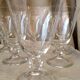 Suite de 8 verres a eau en cristal daum modele orval