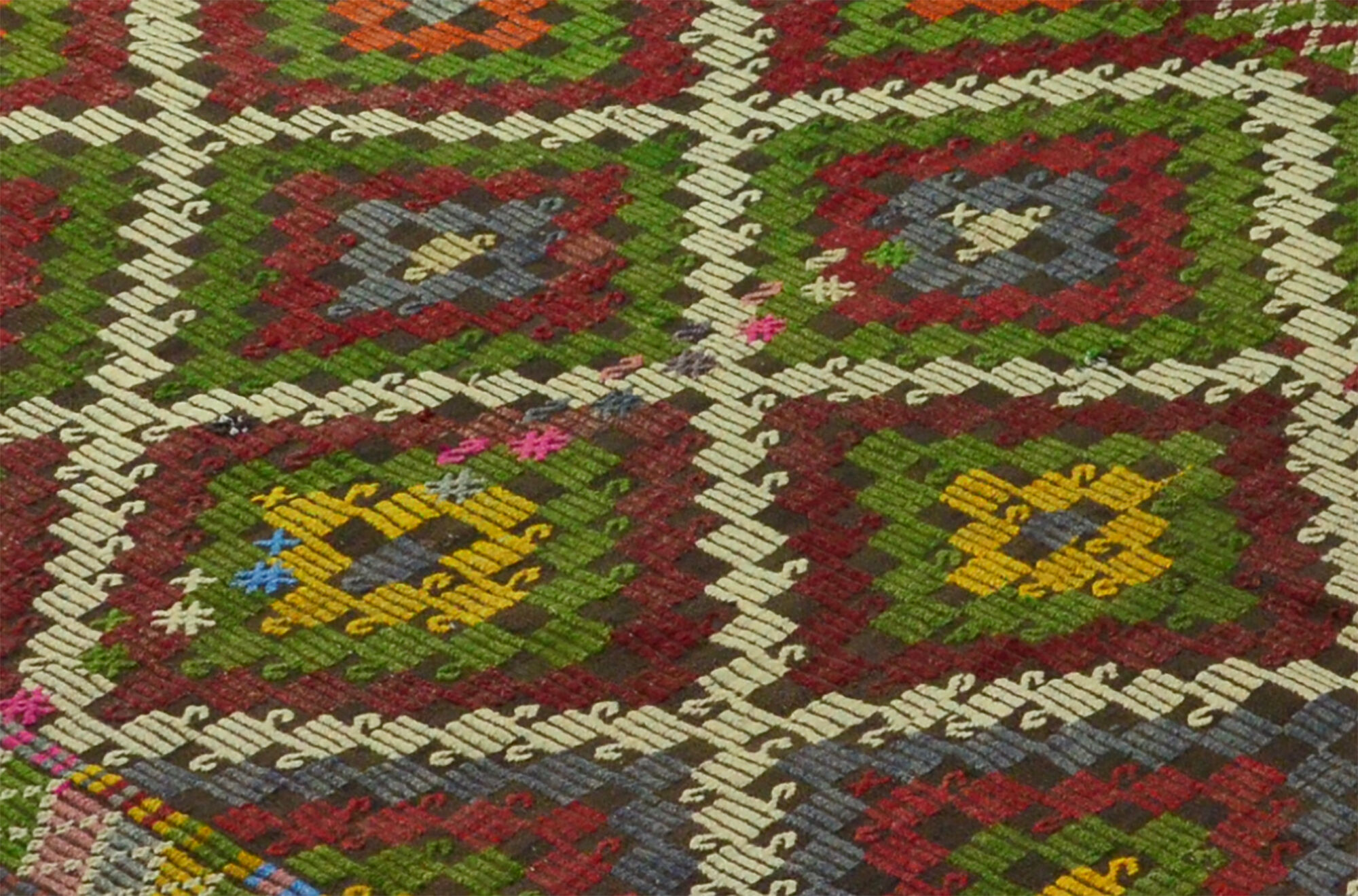 Anatolian handmade kilim rug 337 cm x 167 cm