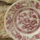 Set of 4 royal art pottery onion blue plates