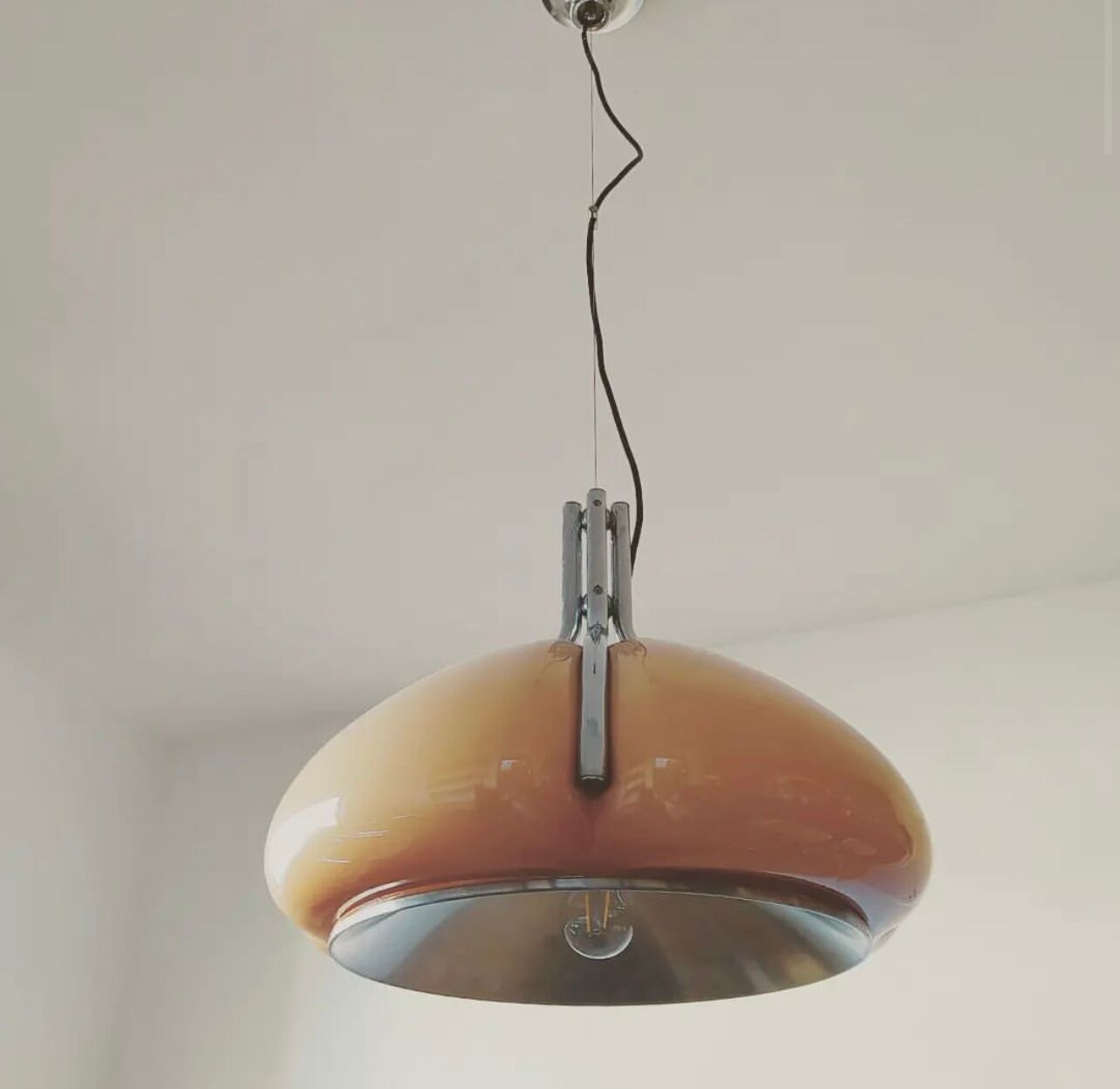 Hanging lamp Quadrifoglio by Gae Aulenti for Guzzini