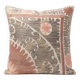 Vintage embroidered cushion cover 56x61 cm