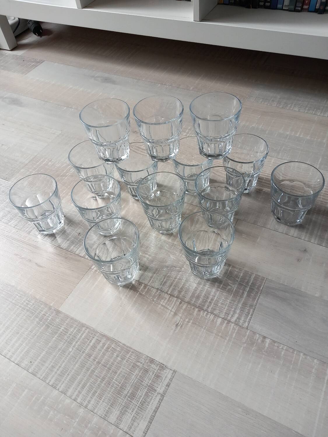 14 water glasses