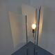 Arianna Floor Lamp in Marble and Handblown Glass by Bruno Gecchelin for Oluce, Italy, 1970s