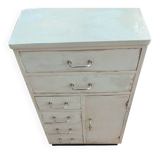 Meuble de métier vintage à 6 tiroirs