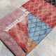 Handwoven coloured wool rug, 295 x 85 cm - R364