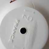 Art-deco vasque lamp in faience