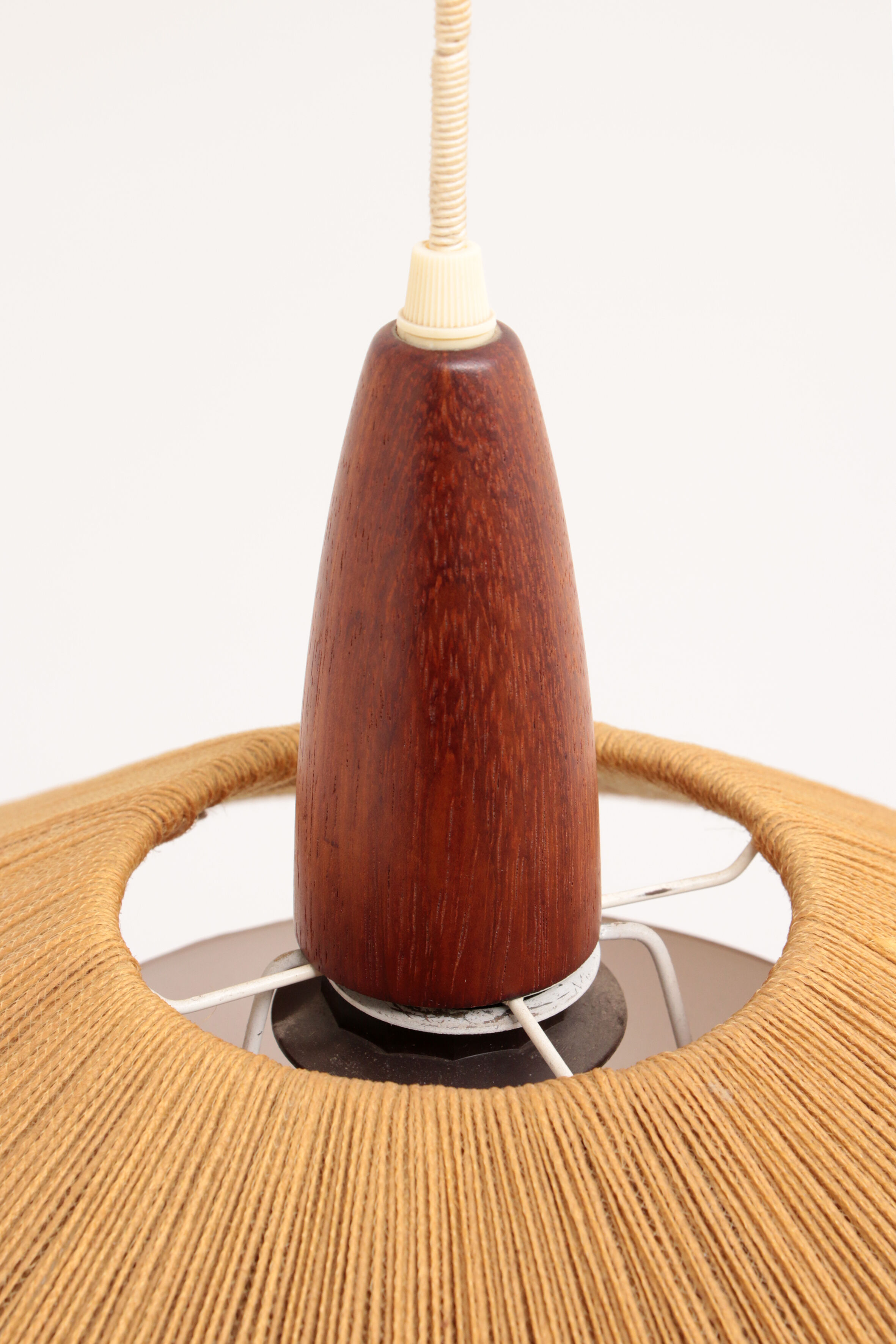 Vintage Temde Hanging Lamp with Plexi Glass, 1960