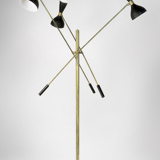 Moonlight floor lamp 3 black arms