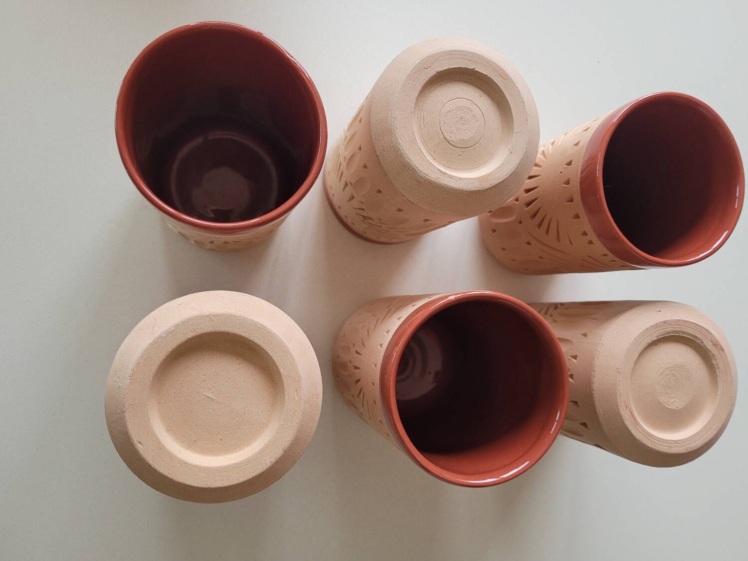 Terracotta orangeade service