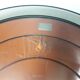 Vintage round mirror - gilac n° 1813 - smoked plexiglass - 1970s