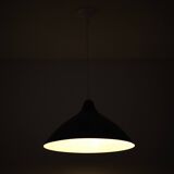 Petrol Blue Pendant Lamp by Lisa Johansson Pape for Orno, 1950s
