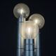 Brushed aluminium floor lamp, Italy, 1970s