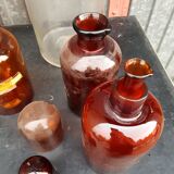 Lot of 8 pharmacy pots