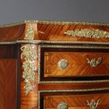 Napoleon III secretary in marquetry and bronze 19th century