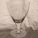 9 foot glasses with star engraving