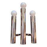 Sciolari chrome wall light with 3 lights