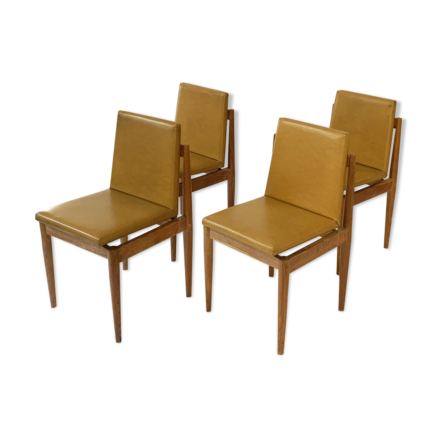 Set of 4 Vera dining chairs, Czechoslovakia, 1968