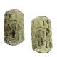 Ensemble de lampes murales en verre vert Holmegaard