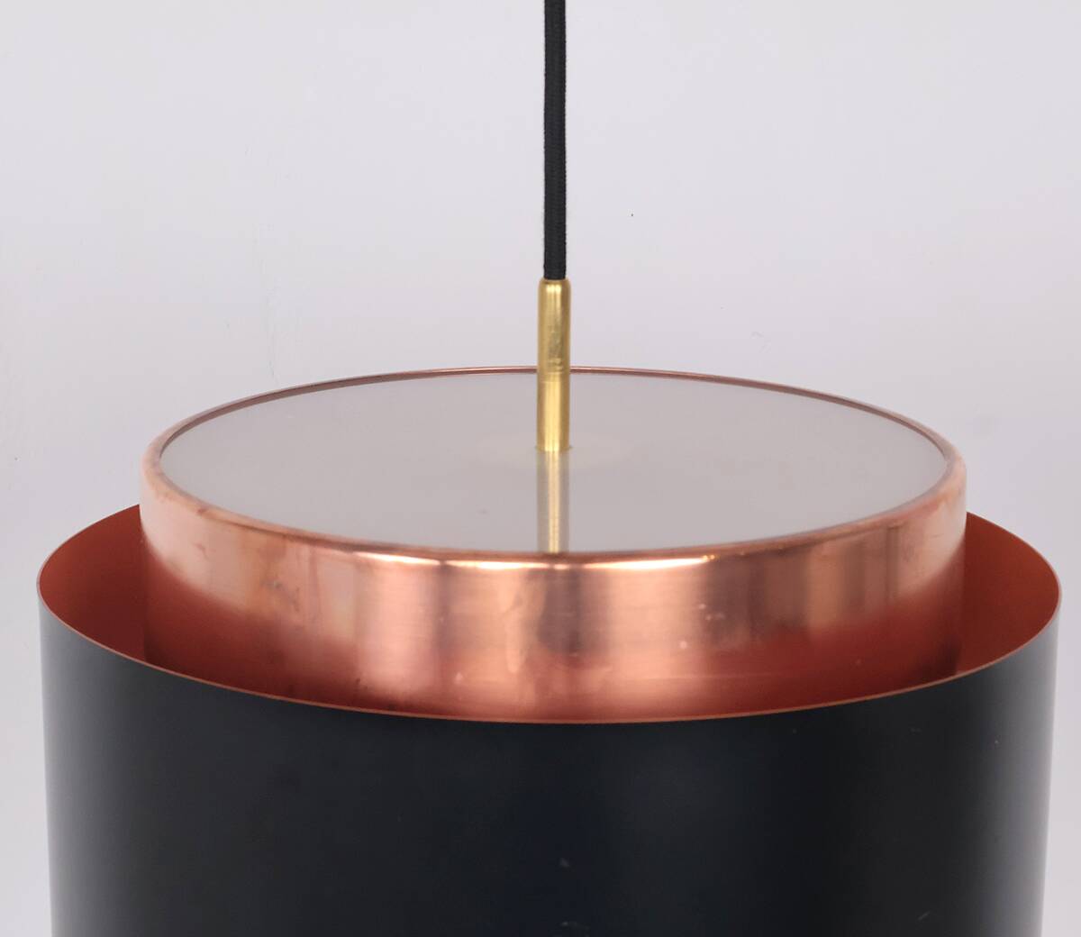 Saturn Pendant in Copper by Jo Hammerborg for Fog & Mørup, 1960s
