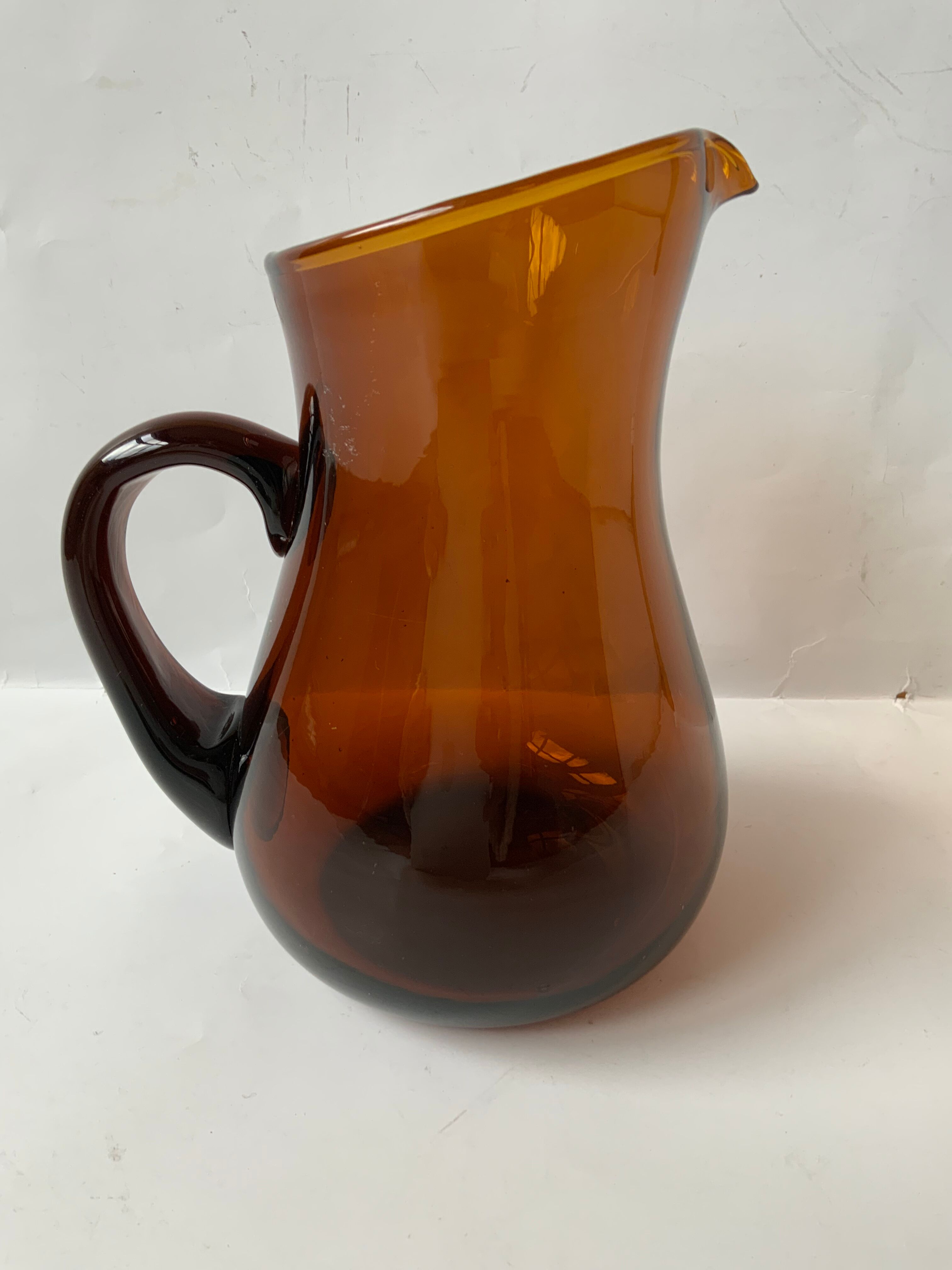 Selency amber decanter x Monoprix Croisé Laroche