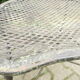 Antique wrought iron garden chairs, set of 2
