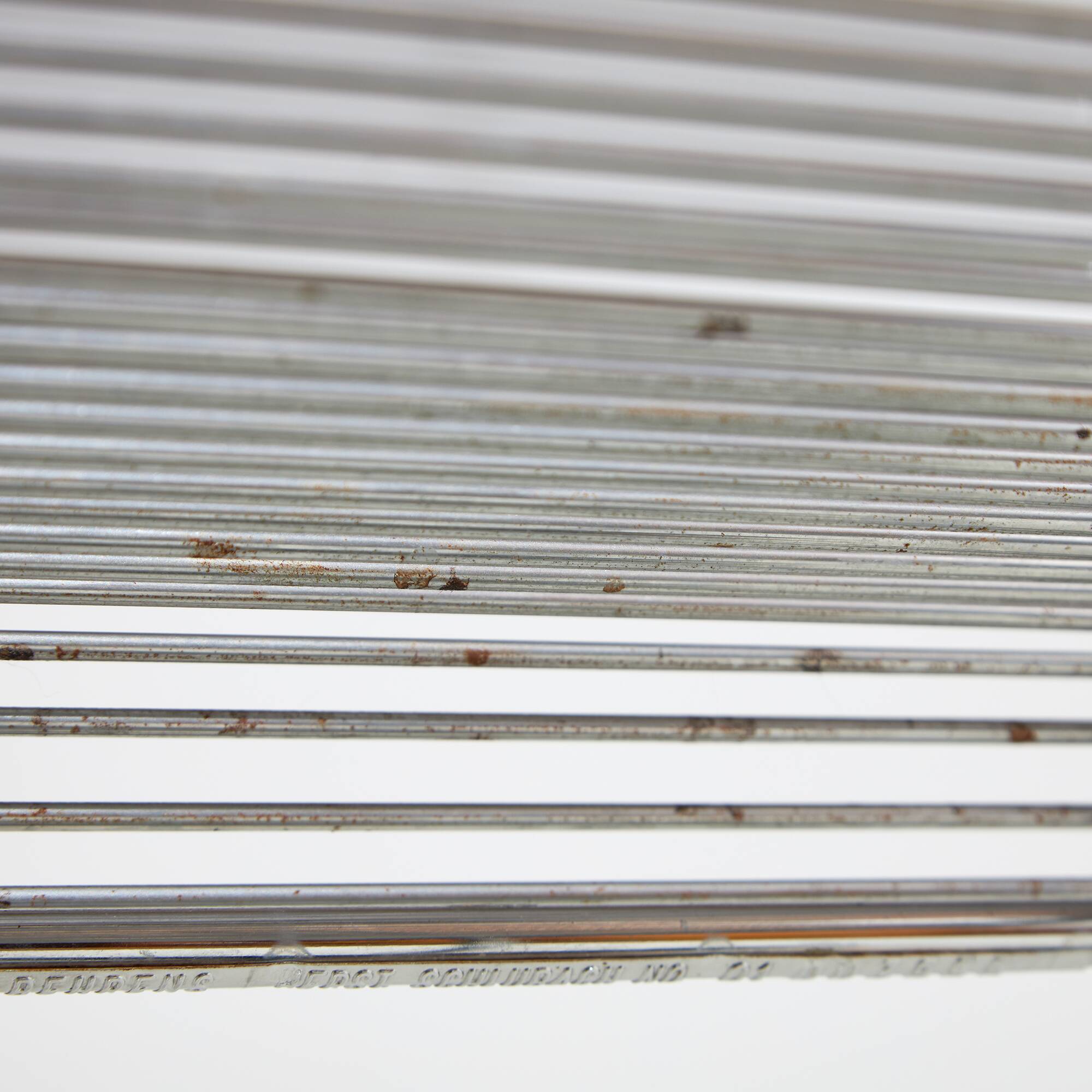 Kreuzschwinger steel bar stool by till behrens for schlubach, set of 2 (mk10476)