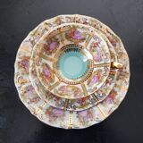 Tea cup with dessert plate