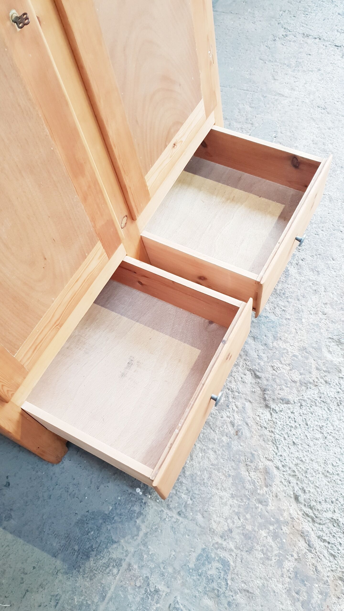 Vintage asymmetrical cabinet