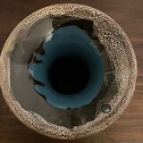 Gaubier Ceramic Vase Saint Amand de Puisaye Art Nouveau vintage brown