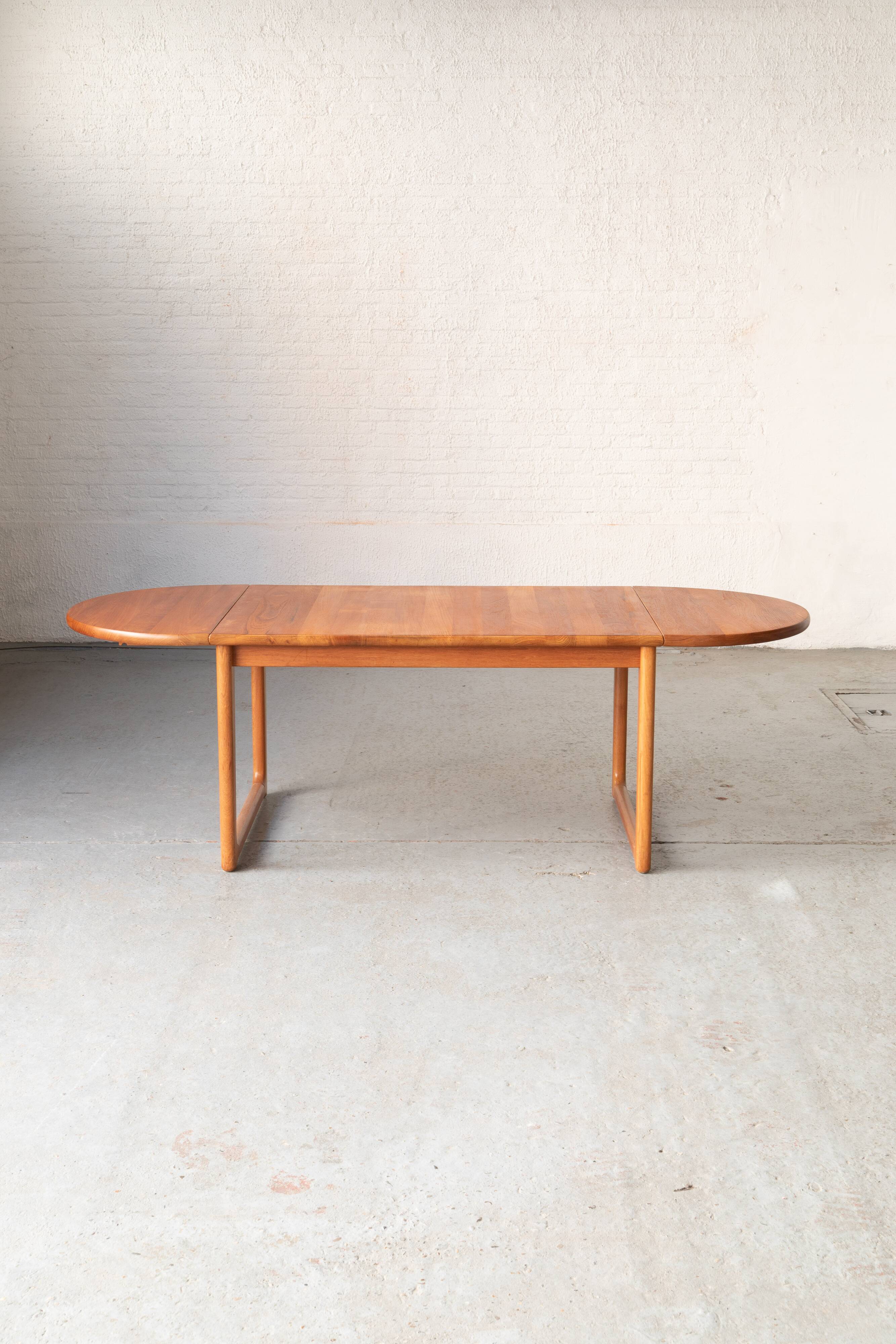 Dining table in solid teak, Denmark, 1960's