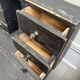 Small black antique graduated desk (renovated)