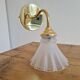 Vintage glass globe wall lamp