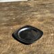 Vintage silver-plated metal round mini bowl D 11.5