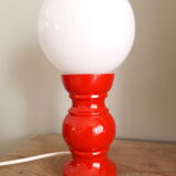 Opaline globe lamp