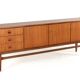 Mid  Century Modern sideboard in teak by Bartels  | 205.5 cm restored