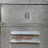 1940s industrial workshop locker room